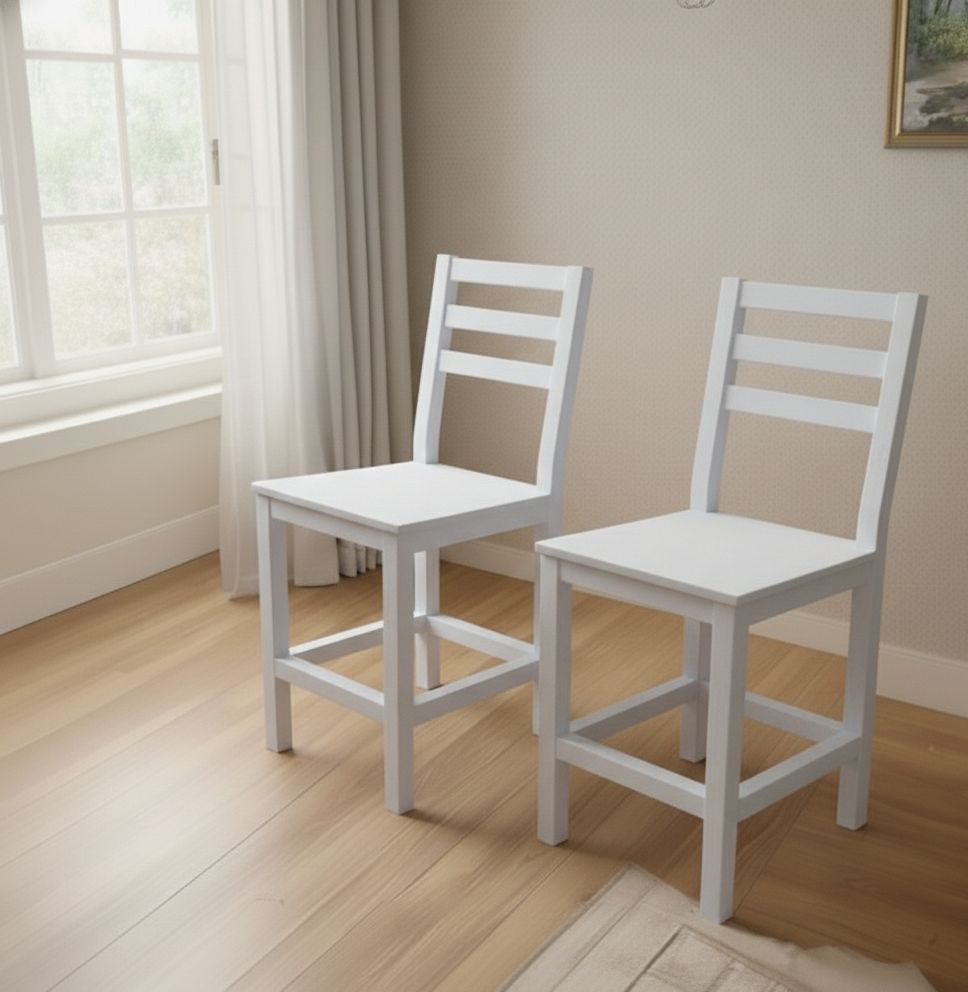 Set de dos Sillas de madera Daniela